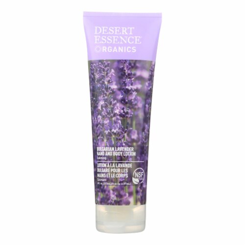 Desert Essence - Hand and Body Lotion Bulgarian Lavender - 8 fl oz Perspective: front