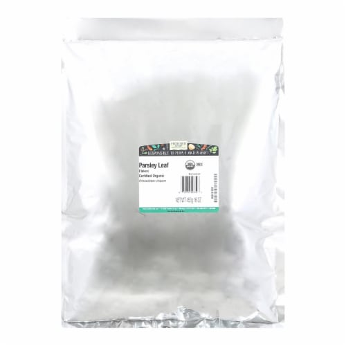 Frontier Herb Parsley Leaf Organic Flakes - Single Bulk Item - 1LB Perspective: front
