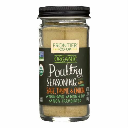 Frontier Herb Poultry Seasoning - Organic - 1.2 oz - Pack of 3 Perspective: front
