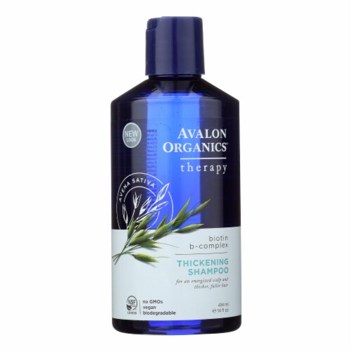 Avalon Organics Thickening Shampoo Biotin B Complex Therapy - 14 fl oz Perspective: front