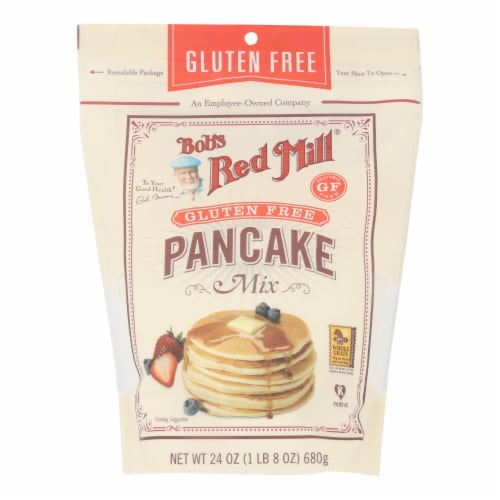 Bob's Red Mill - Pancake Mix Gluten Free - Case of 4 - 24 OZ Perspective: front