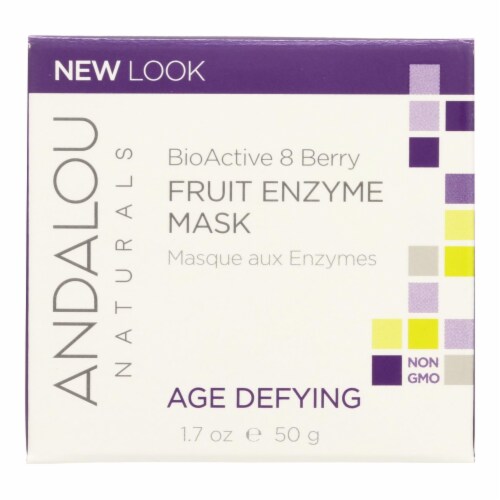 Andalou Naturals BioActive 8 Berry Fruit Enzyme Mask - 1.7 fl oz Perspective: front