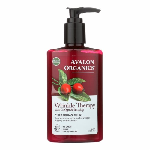Avalon Organics CoQ10 Facial Cleansing Milk - 8.5 fl oz Perspective: front