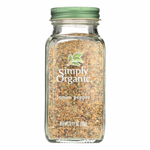 Simply Organic Lemon Pepper - Organic - 3.17 oz - Pack of 3 Perspective: front