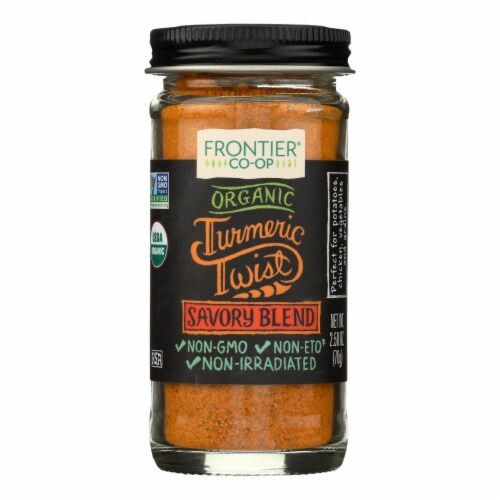 Frontier Natural Products Coop - Savory Blend - Certified Organic - 2.5 oz. - Pack of 3 Perspective: front