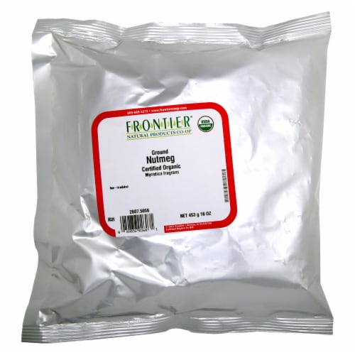 Frontier Herb Nutmeg Organic Ground - Single Bulk Item - 1LB Perspective: front