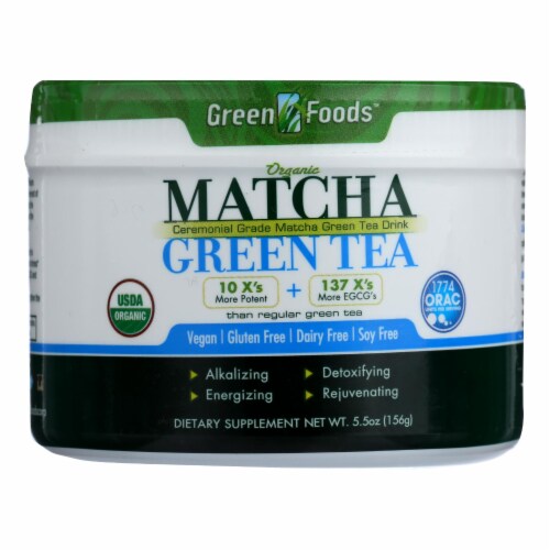 Green Foods Organic Matcha Green Tea - 5.5 oz Perspective: front