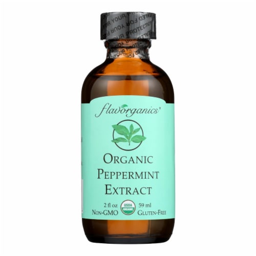 Flavorganics Organic Peppermint Extract - 2 oz Perspective: front
