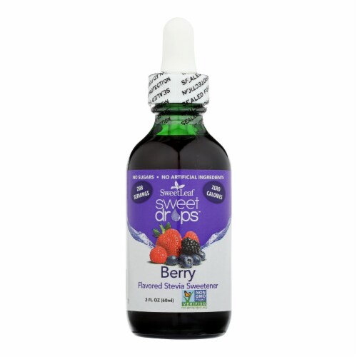 Sweet Leaf Liquid Stevia - Berry - 2 oz Perspective: front