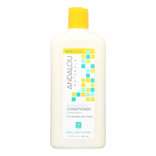 Andalou Naturals Brilliant Shine Conditioner Sunflower and Citrus - 11.5 fl oz Perspective: front