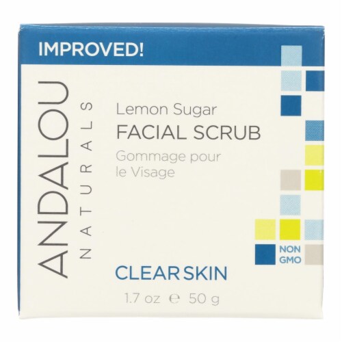 Andalou Naturals Clarifying Facial Scrub Lemon Sugar - 1.7 fl oz Perspective: front