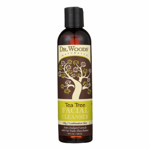 Dr. Woods Facial Cleanser - Tea Tree - 8 oz Perspective: front