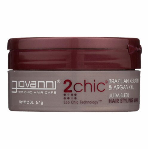 Giovanni Hair Care Products 2chic Hair Styling Wax - Ultra-Sleek - 2 oz Perspective: front