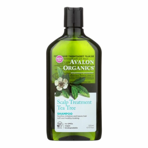 Avalon Organics Scalp Treatment Tea Tree Shampoo - 11 fl oz Perspective: front