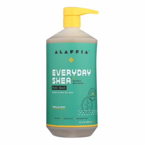 Alaffia - Everyday Body Wash - Shea Vanilla - 32 oz. Perspective: front