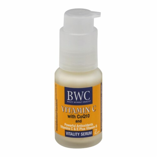 Beauty Without Cruelty Vitality Serum Vitamin C With CoQ10 - 1 fl oz Perspective: front