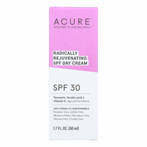 Acure - SPF 30 Day Cream - Radically Rejuvenating - 1.7 fl oz. Perspective: front