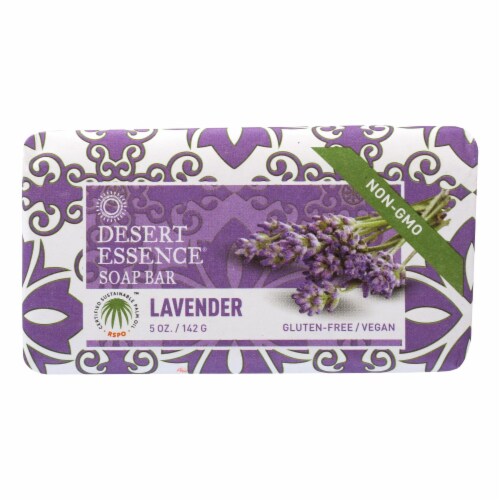 Desert Essence - Bar Soap - Lavender - 5 oz Perspective: front
