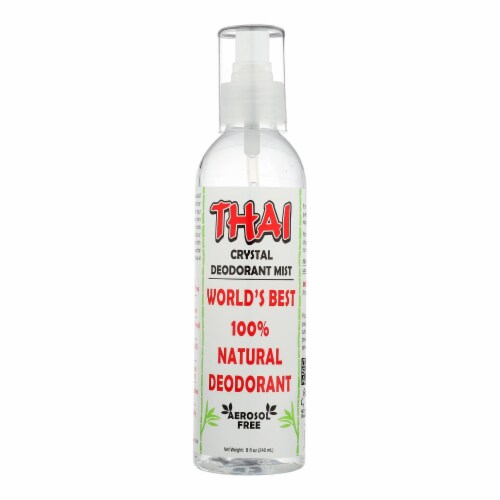 Thai Deodorant Stone Thai Crystal Mist Deodorant Pump - 8 fl oz - Pack of 3 Perspective: front