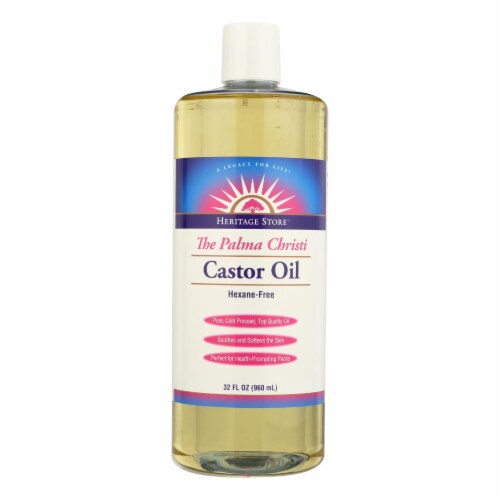 Heritage Products Castor Oil Hexane Free 32 fl oz Case of 1 32 FZ