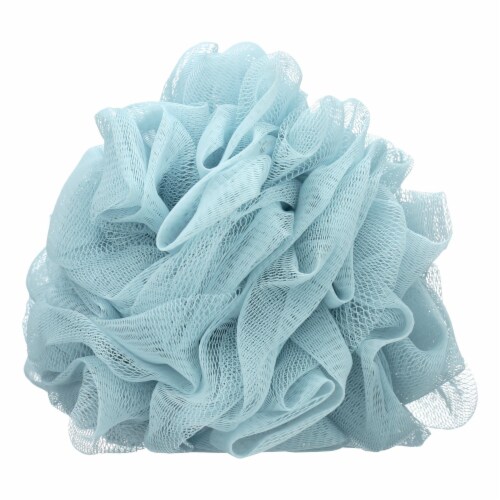 Earth Therapeutics Hydro Body Sponge With Hand Strap Blue - 1 Sponge Perspective: front