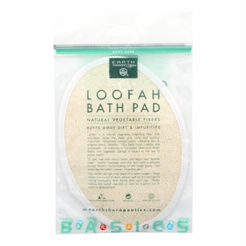 Earth Therapeutics Loofah Bath Pad - 1 Pad Perspective: front