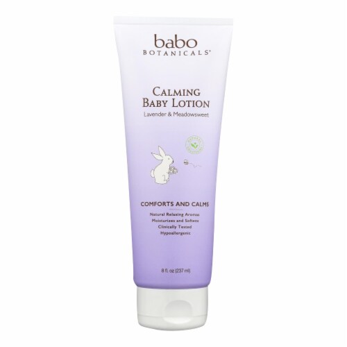 Babo Botanicals - Moisturizing Lotion Lavender - 8 fl oz Perspective: front