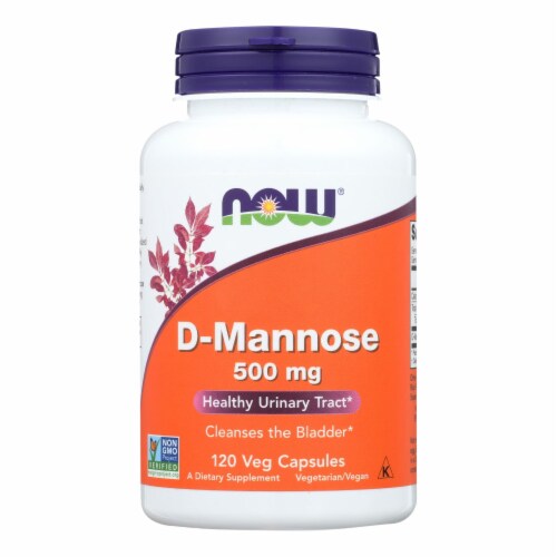 Now D-Mannose Powder 500 Mg  - 1 Each - 120 CAP Perspective: front