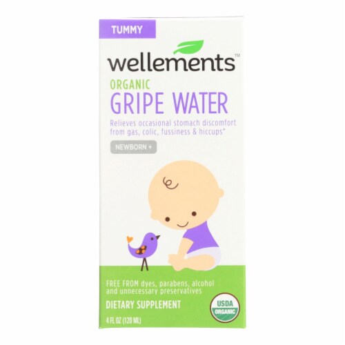 Wellements Gripe Water for Colic - 4 fl oz, Case of 1 - 4 FZ each - Baker's