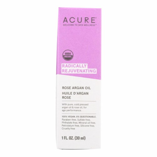 Acure - Argan Oil - Radically Rejuvenating Rose - 1 fl oz - Pack of 3 Perspective: front