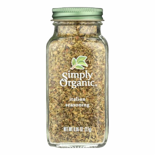 Simply Organic Italian Seasoning - Organic - .95 oz - Pack of 3 Perspective: front