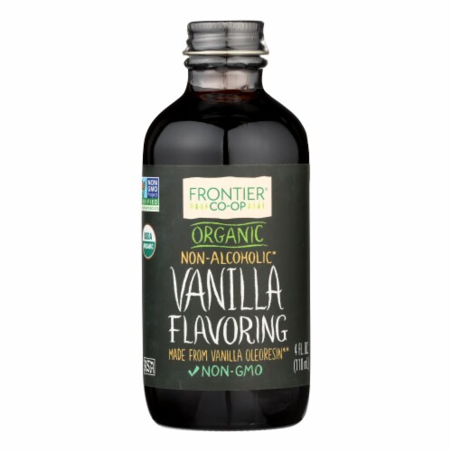 Frontier Herb Vanilla Flavoring - Organic - 4 oz Perspective: front