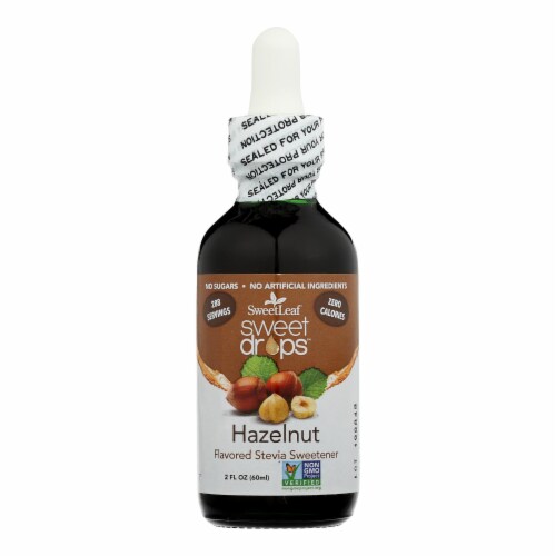 Sweet Leaf Liquid Stevia Sweet Drops - Hazelnut - 2 oz Perspective: front