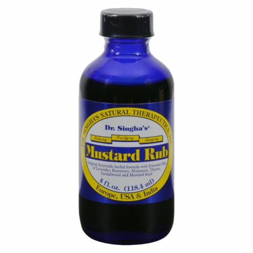 Dr. Singha's Mustard Rub - 4 fl oz Perspective: front