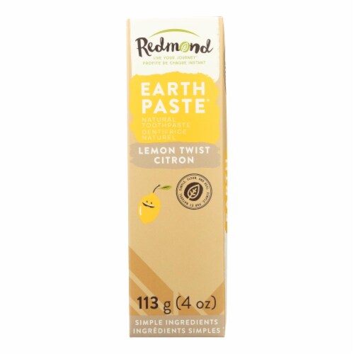 Redmond Trading Company Earthpaste - Lemon Twist - 4 oz Perspective: front