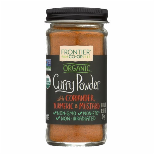 Frontier Herb Curry Powder Seasoning Blend - Organic - 1.90 oz - Pack of 3 Perspective: front