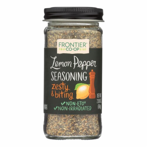 Frontier Herb Lemon Pepper Seasoning Blend - 2.08 oz - Pack of 3 Perspective: front