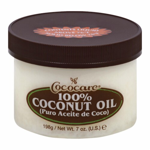 Cococare 100% Coconut Oil - 7 oz - Pack of 3 Perspective: front