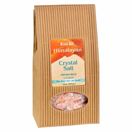 Himalayan Crystal Salt Coarse - 18 oz - Pack of 3 Perspective: front