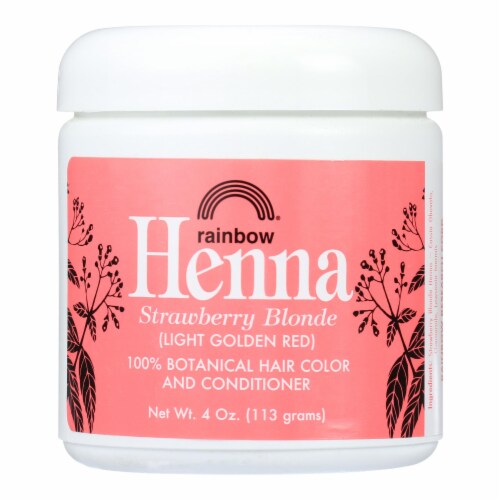 Rainbow Research Henna Hair Color and Conditioner Persian Strawberry - 4 oz Perspective: front