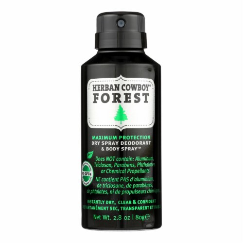 Herban Cowboy - Spray Dry Forest - 1 Each - 2.8 OZ Perspective: front