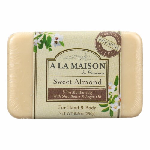 A La Maison - Bar Soap - Sweet Almond - 8.8 oz Perspective: front