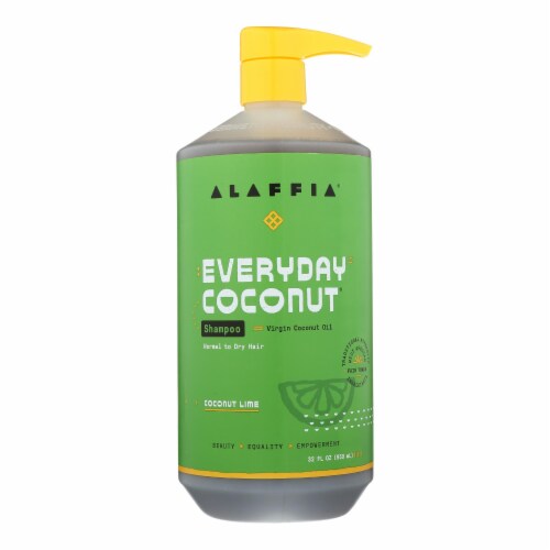 Alaffia - Everyday Shampoo - Coconut Lime - 32 fl oz. Perspective: front