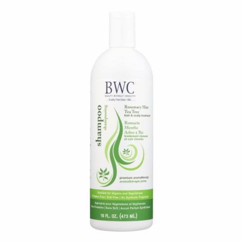 Beauty Without Cruelty Shampoo Rosemary Mint and Tea Tree - 16 fl oz Perspective: front