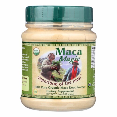 Maca Magic Powder Jar - 7.1 oz Perspective: front