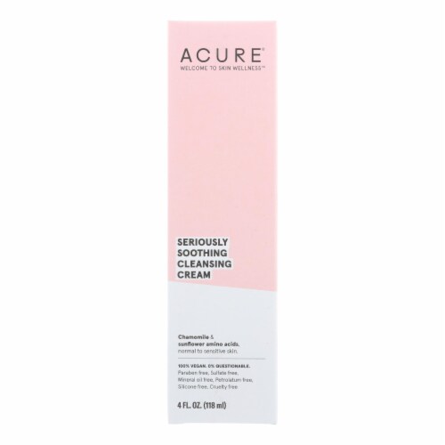 Acure - Sensitive Facial Cleanser - Peony Extract and Sunflower Amino Acids - 4 FL oz. Perspective: front