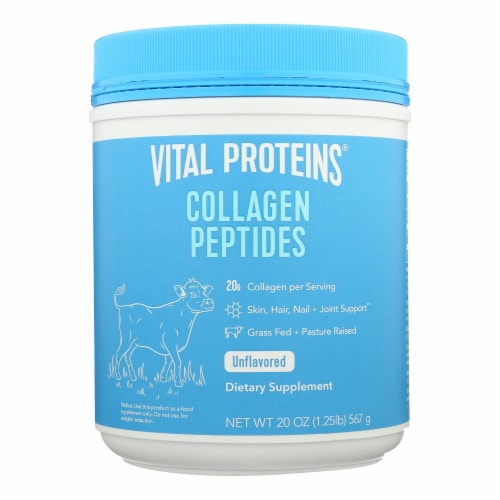 Vital Proteins Unflavored Collagen Peptides Dietary Supplement  - 1 Each - 20 OZ Perspective: front