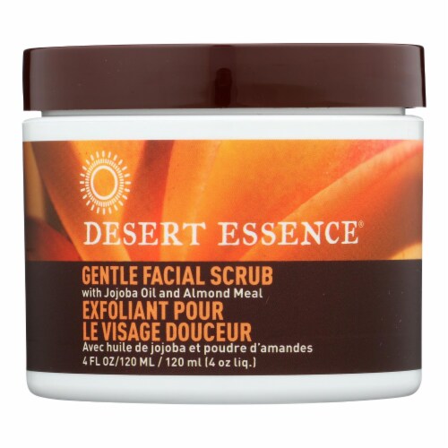 Desert Essence - Facial Scrub Gentle Stimulating - 4 fl oz - Pack of 3 Perspective: front
