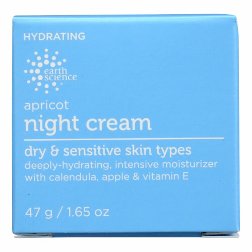 Earth Science Apricot Night Cream - 1.65 oz Perspective: front