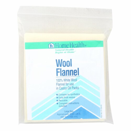 Home Health Wool Flannel Large Size - 1 Cloth Perspective: front